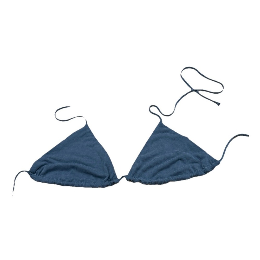 Women's Inamorata Bikini Triangle Top Blue Size Small S